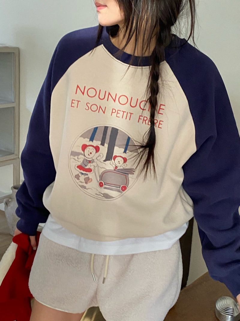 Diana - Korean Women Fashion - #vintageinspired - Petit Double Fleece Sweatshirt - 5