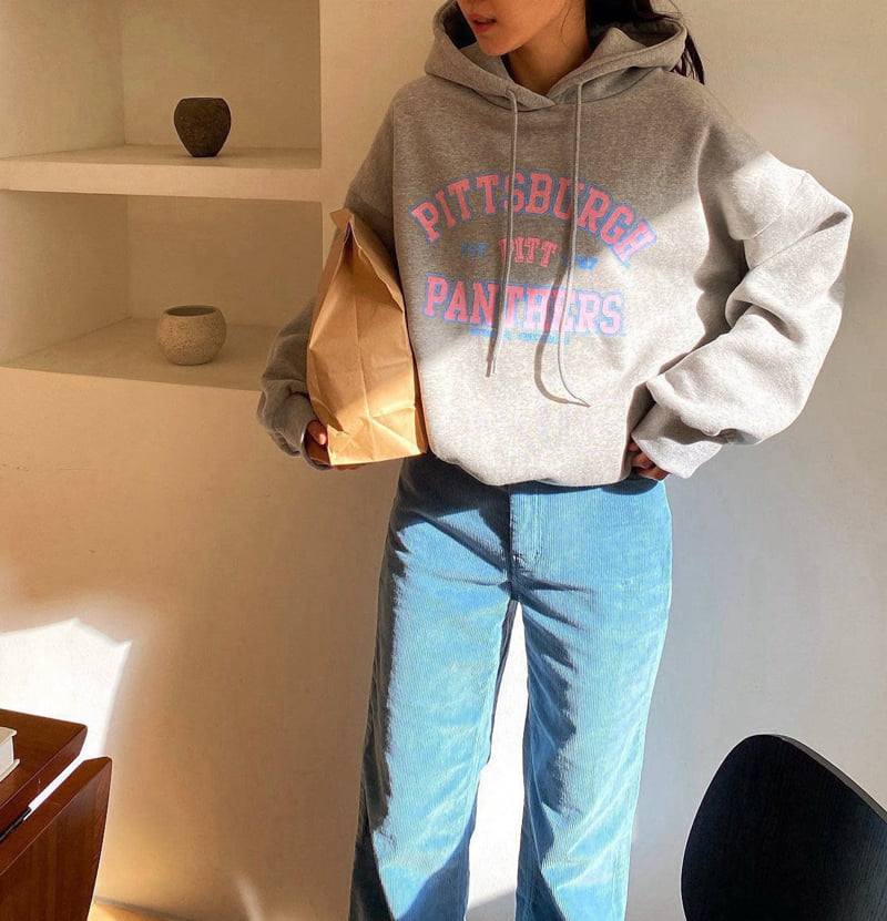 Diana - Korean Women Fashion - #womensfashion - Pittsburgh Double Fleece Hoodie - 11