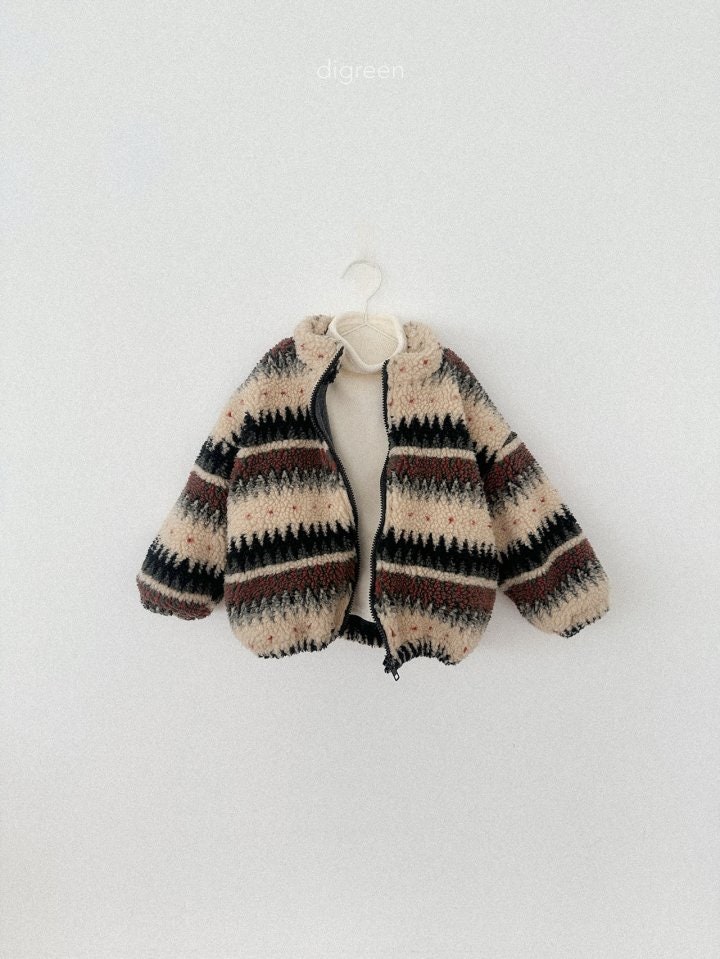 Digreen - Korean Children Fashion - #Kfashion4kids - Nordic Fleece Jumper - 8