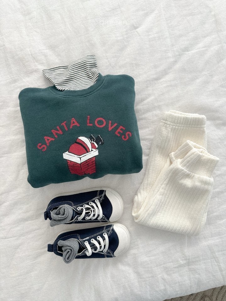 Digreen - Korean Children Fashion - #childofig - Santa Sweatshirt - 5