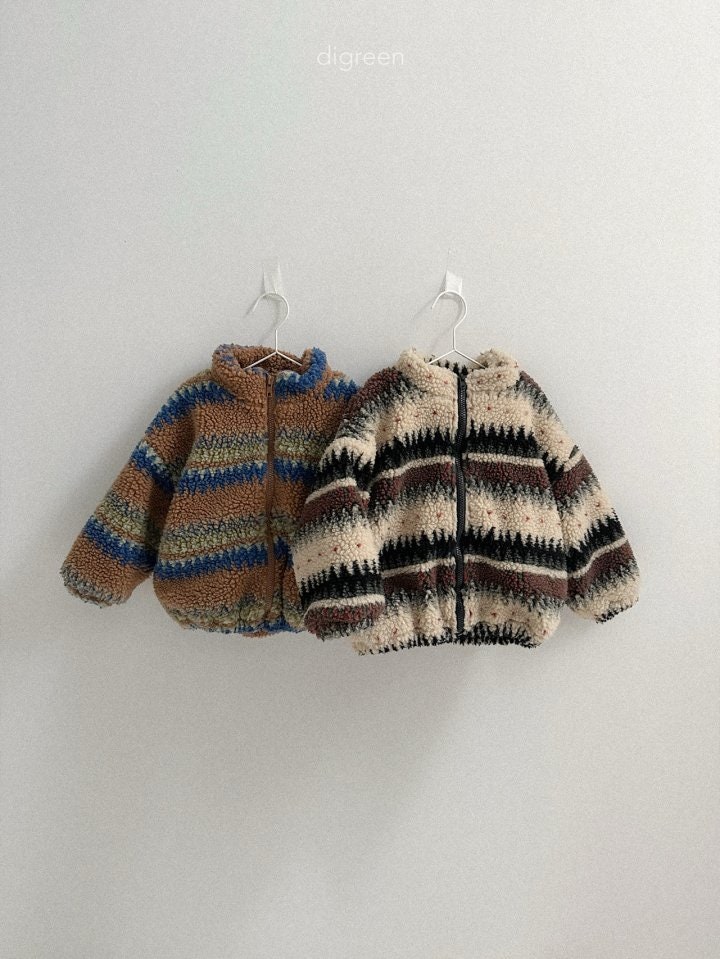 Digreen - Korean Children Fashion - #childrensboutique - Nordic Fleece Jumper