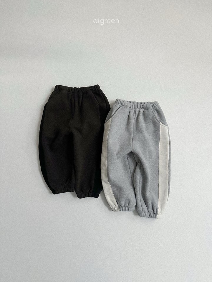 Digreen - Korean Children Fashion - #designkidswear - Line Color Jogger Pants