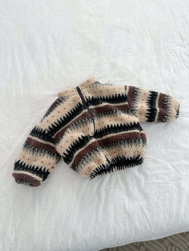 Digreen - Korean Children Fashion - #discoveringself - Nordic Fleece Jumper - 4