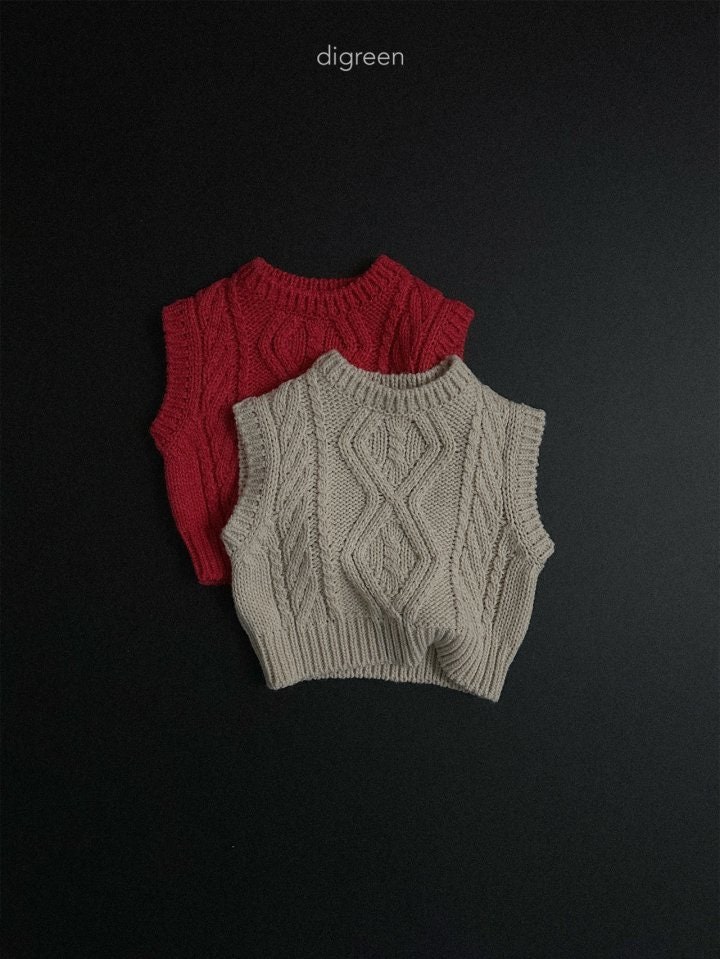 Digreen - Korean Children Fashion - #fashionkids - Warm Bird Vest - 12