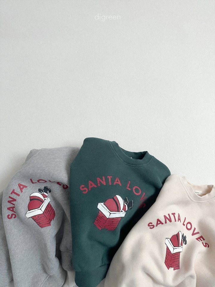 Digreen - Korean Children Fashion - #fashionkids - Santa Sweatshirt - 9