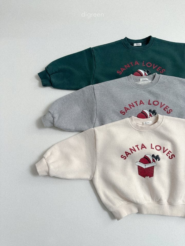 Digreen - Korean Children Fashion - #kidsshorts - Santa Sweatshirt - 10