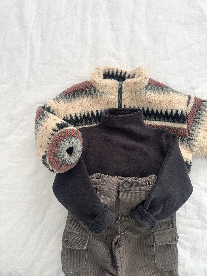 Digreen - Korean Children Fashion - #kidsstore - Nordic Fleece Jumper - 6