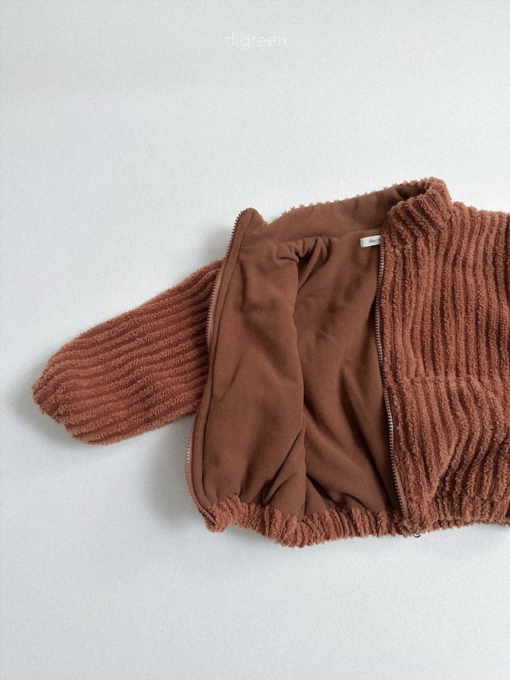 Digreen - Korean Children Fashion - #kidzfashiontrend - Teddy Zip-up - 11