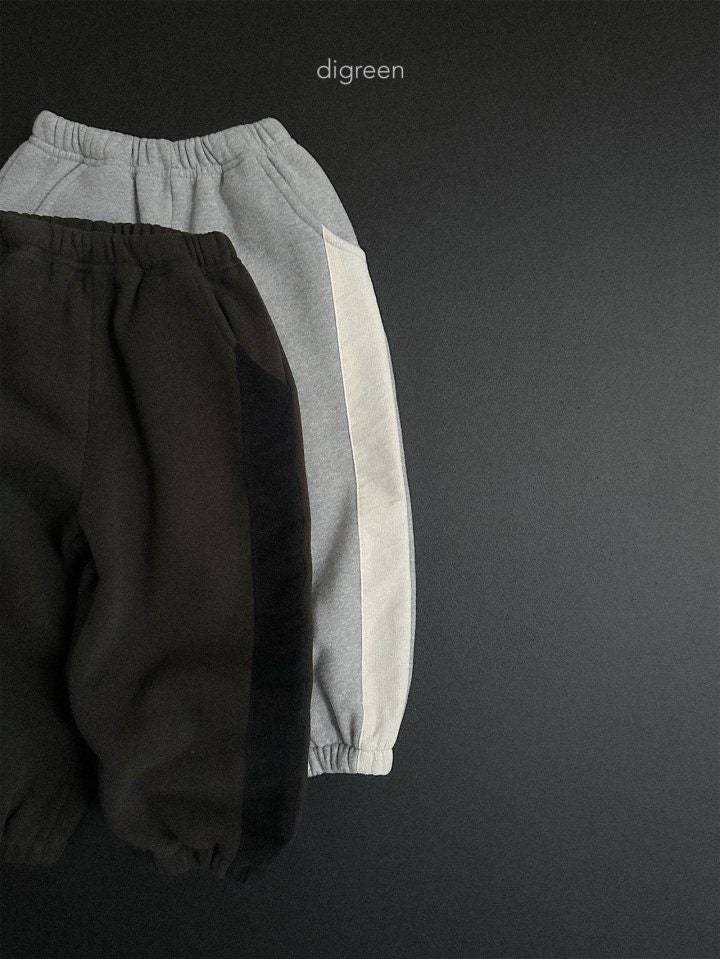 Digreen - Korean Children Fashion - #prettylittlegirls - Line Color Jogger Pants - 11