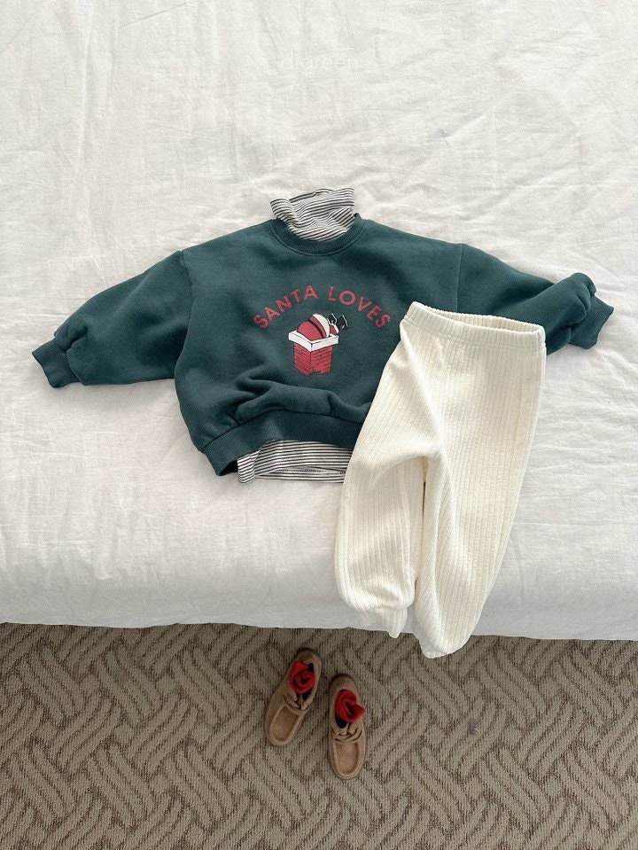 Digreen - Korean Children Fashion - #toddlerclothing - Santa Sweatshirt - 4