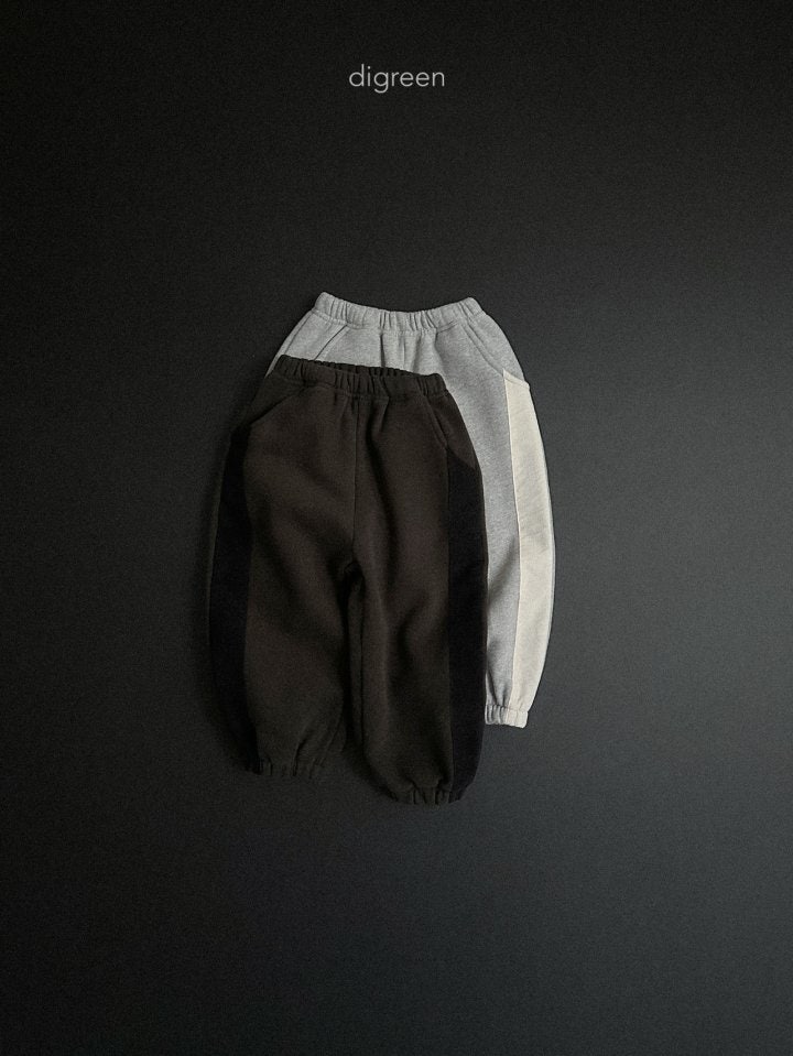 Digreen - Korean Children Fashion - #todddlerfashion - Line Color Jogger Pants - 12