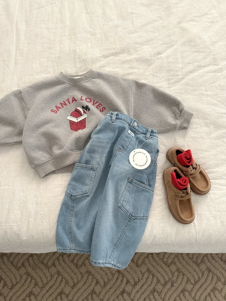 Digreen - Korean Children Fashion - #toddlerclothing - Santa Sweatshirt - 3