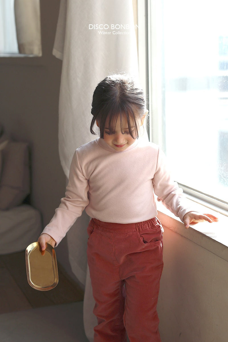 Disco Bonbon - Korean Baby Fashion - #babyboutique - Span Bootcut Fleece Pants - 11