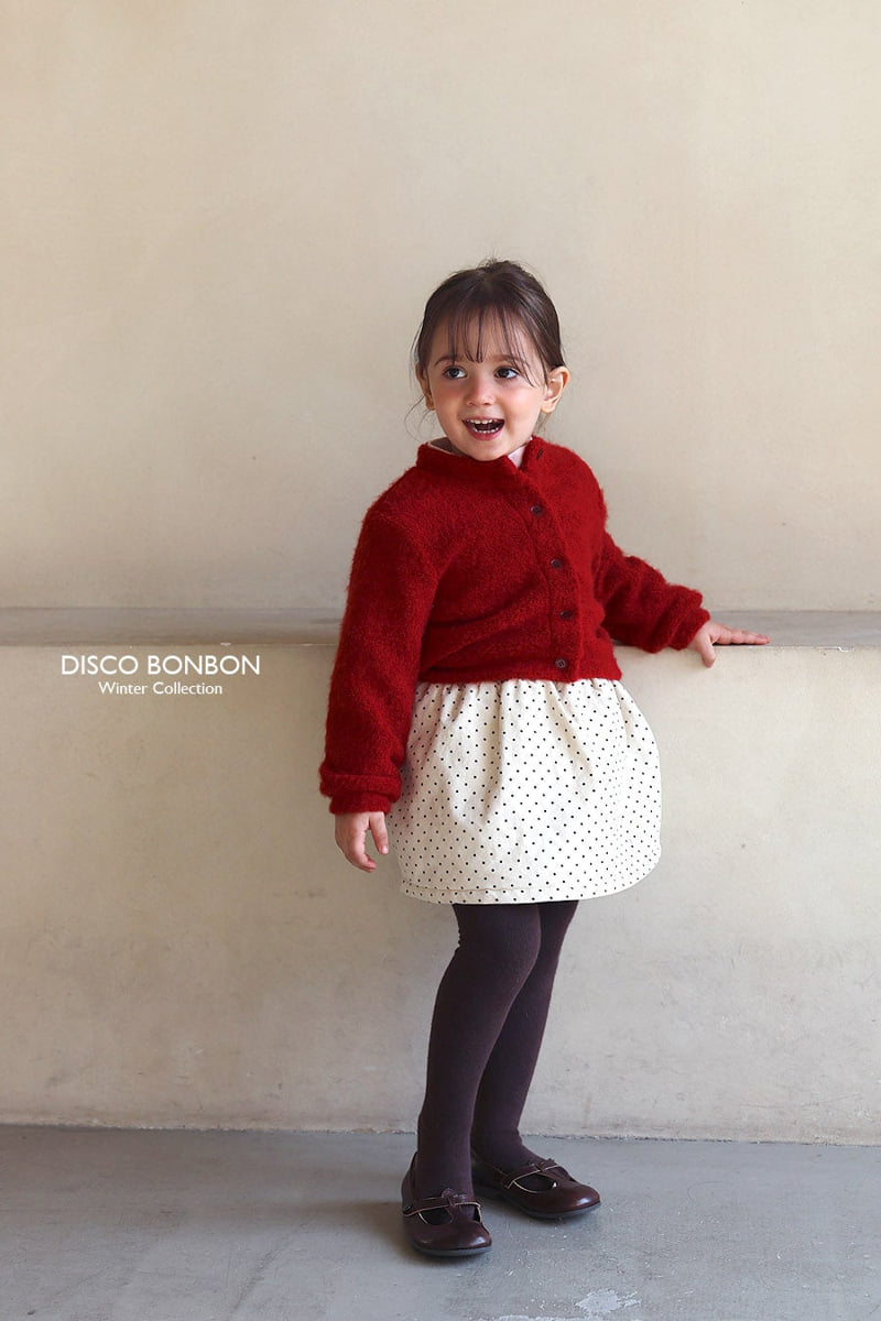 Disco Bonbon - Korean Baby Fashion - #babyboutique - Winter Padded Dot Skirt - 7