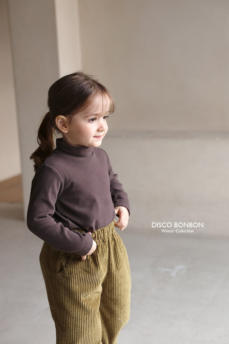 Disco Bonbon - Korean Baby Fashion - #babyfashion - Comfort Neck Span Turtleneck Tee - 11