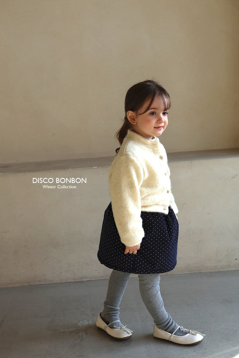 Disco Bonbon - Korean Baby Fashion - #babyfashion - Winter Padded Dot Skirt - 10