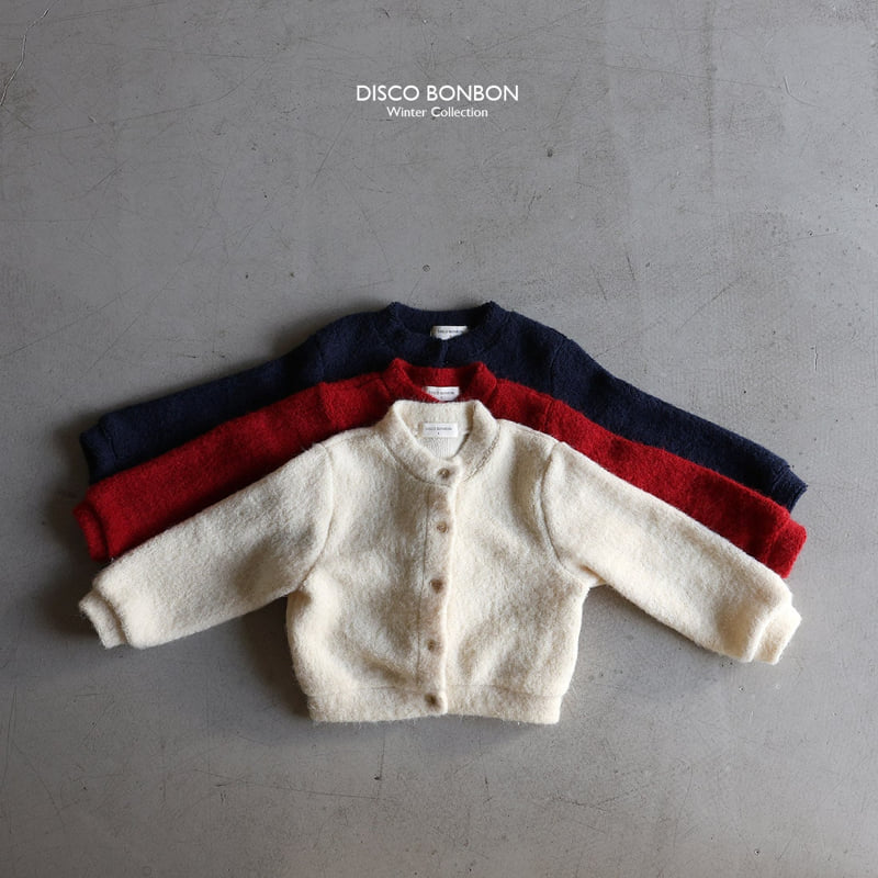 Disco Bonbon - Korean Baby Fashion - #babyfever - Soft Wool Cardigan - 2