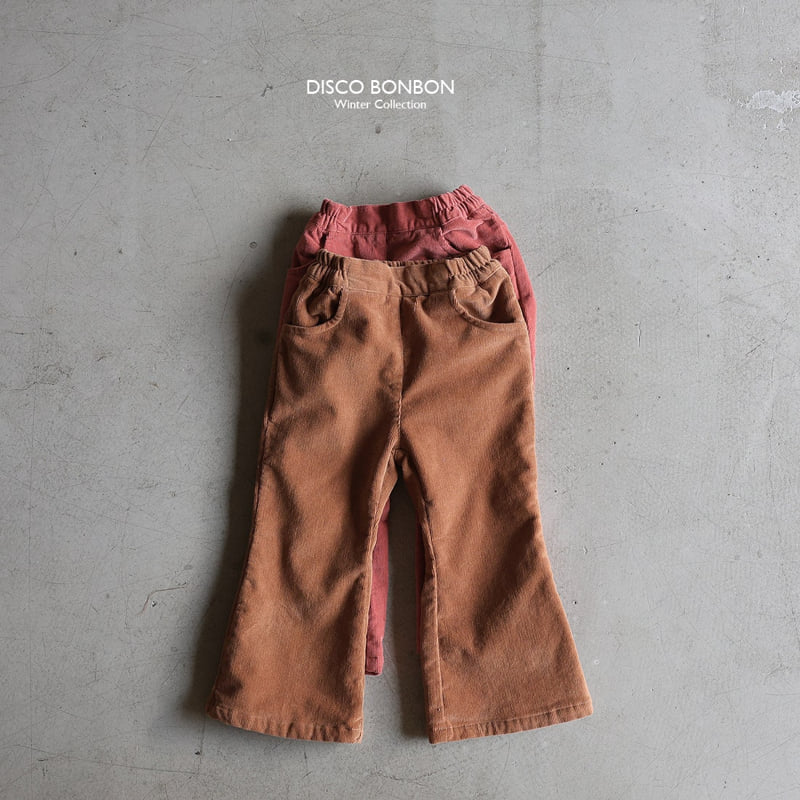 Disco Bonbon - Korean Baby Fashion - #babylifestyle - Span Bootcut Fleece Pants - 2