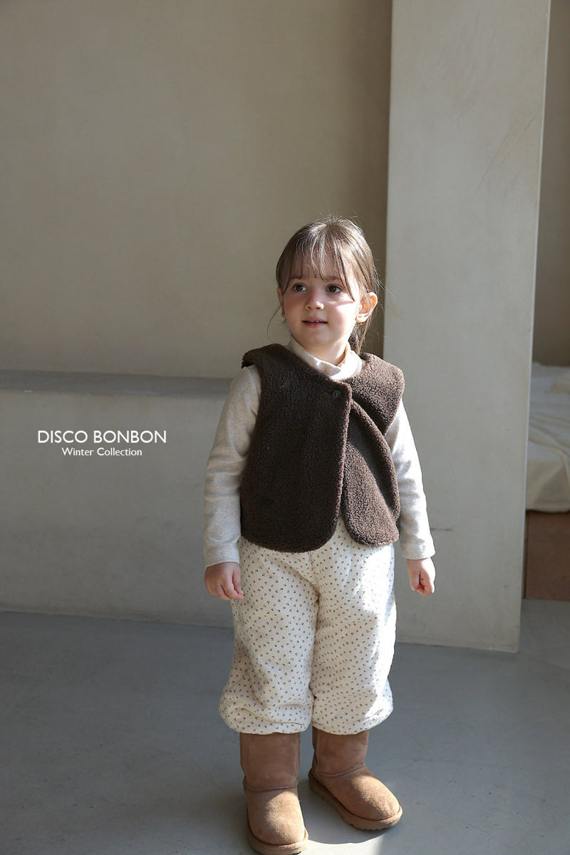 Disco Bonbon - Korean Baby Fashion - #babylifestyle - Bonbon Cozy Vest - 4