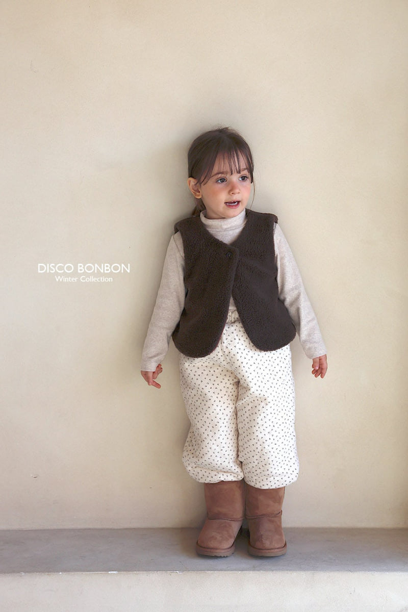 Disco Bonbon - Korean Baby Fashion - #babyootd - Bonbon Cozy Vest - 5