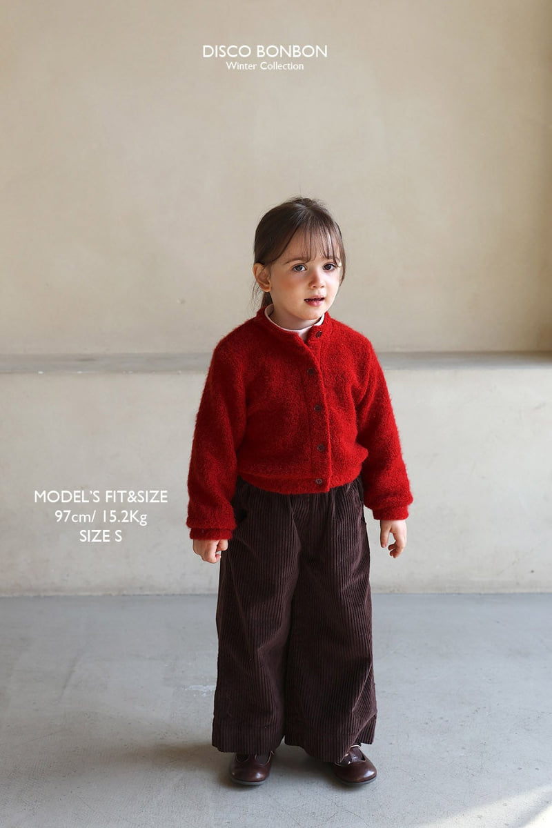 Disco Bonbon - Korean Baby Fashion - #babyoutfit - Cute Corduroy Wide Pants - 3
