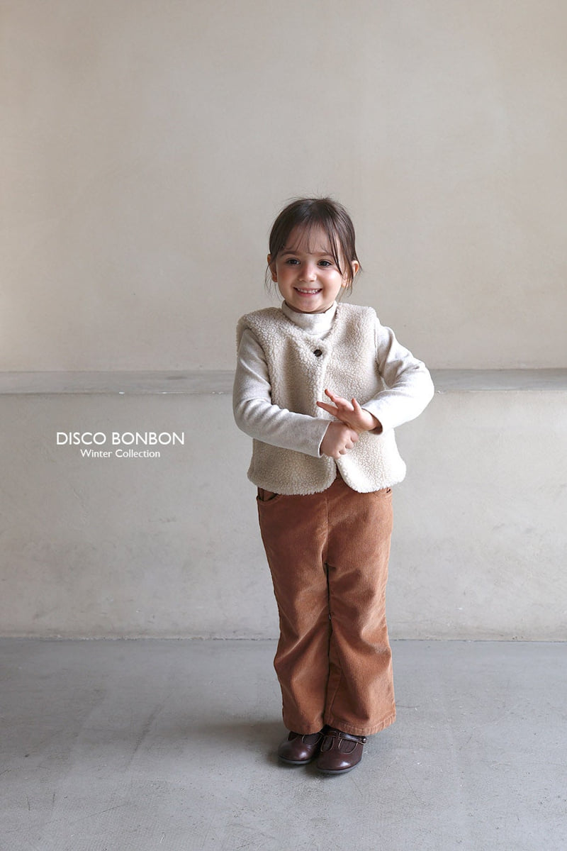 Disco Bonbon - Korean Baby Fashion - #babyoutfit - Comfort Neck Span Turtleneck Tee - 3