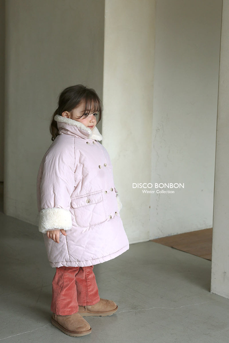 Disco Bonbon - Korean Baby Fashion - #babywear - Pink Butter Long Jumper - 10