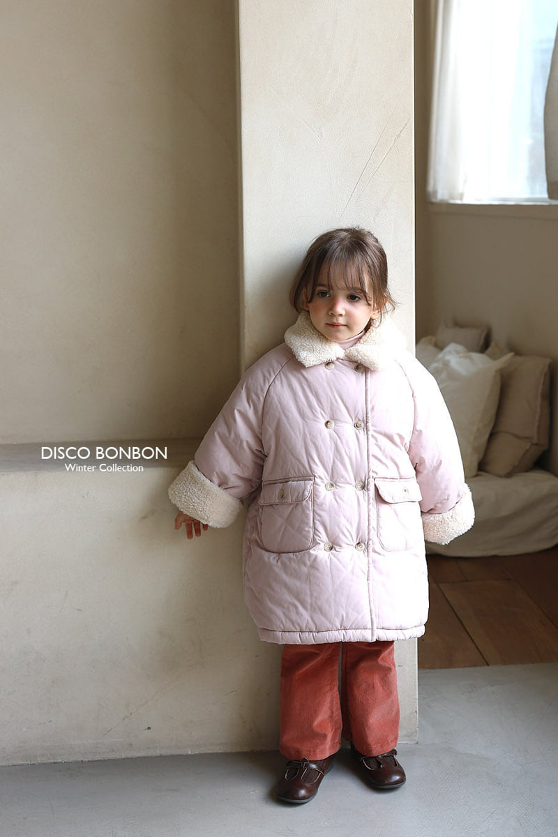 Disco Bonbon - Korean Baby Fashion - #onlinebabyboutique - Pink Butter Long Jumper - 11
