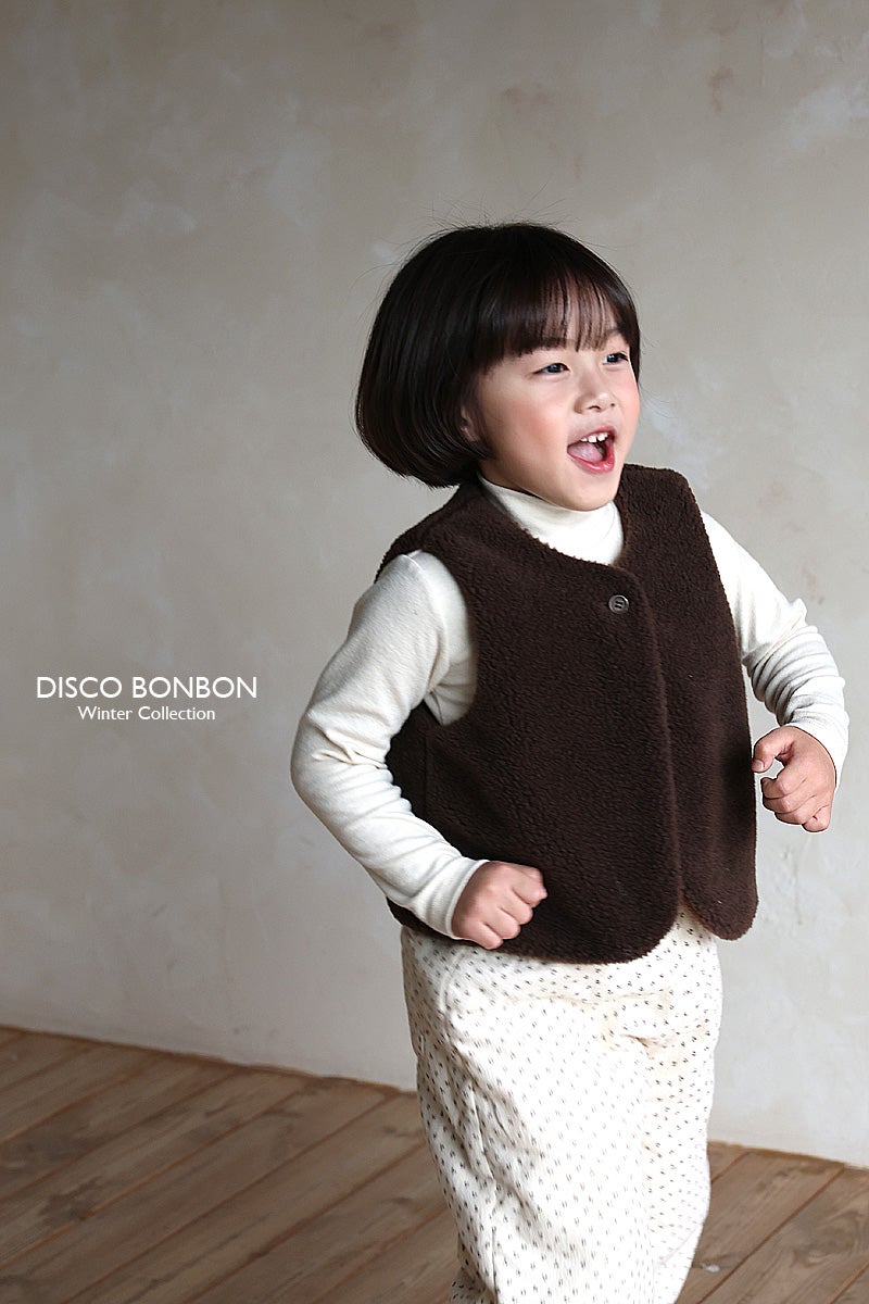 Disco Bonbon - Korean Baby Fashion - #onlinebabyboutique - Bonbon Cozy Vest - 9