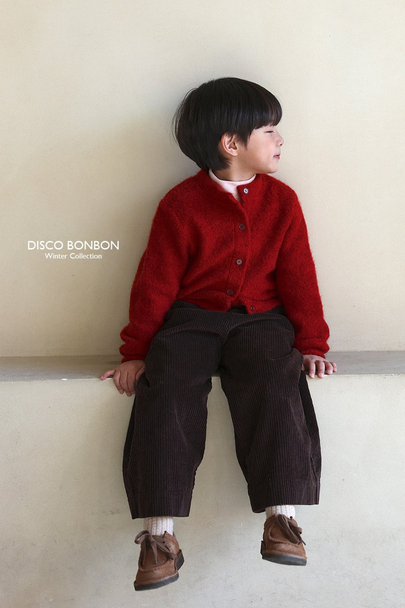 Disco Bonbon - Korean Baby Fashion - #onlinebabyboutique - Cute Corduroy Wide Pants - 6