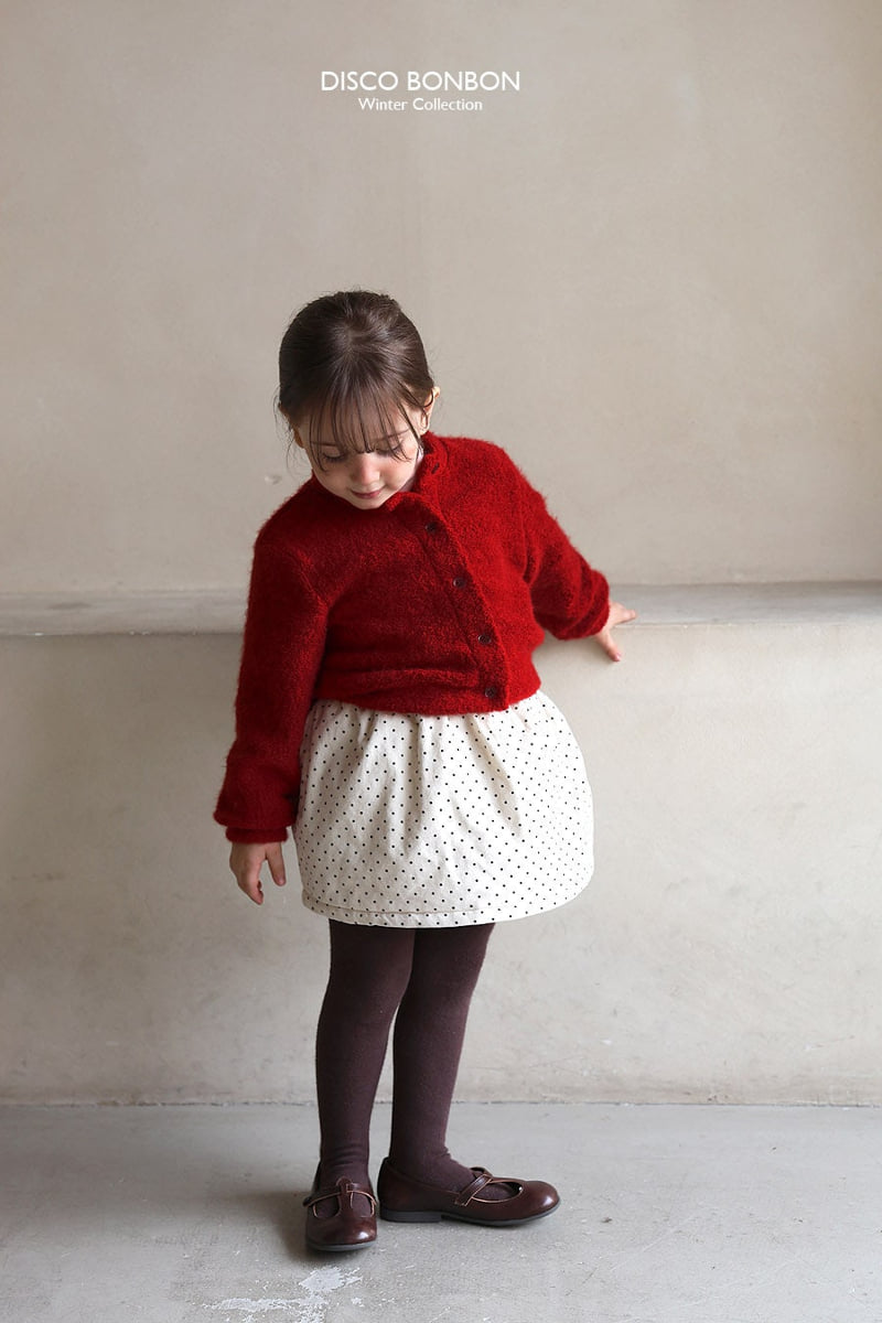 Disco Bonbon - Korean Baby Fashion - #smilingbaby - Winter Padded Dot Skirt - 6