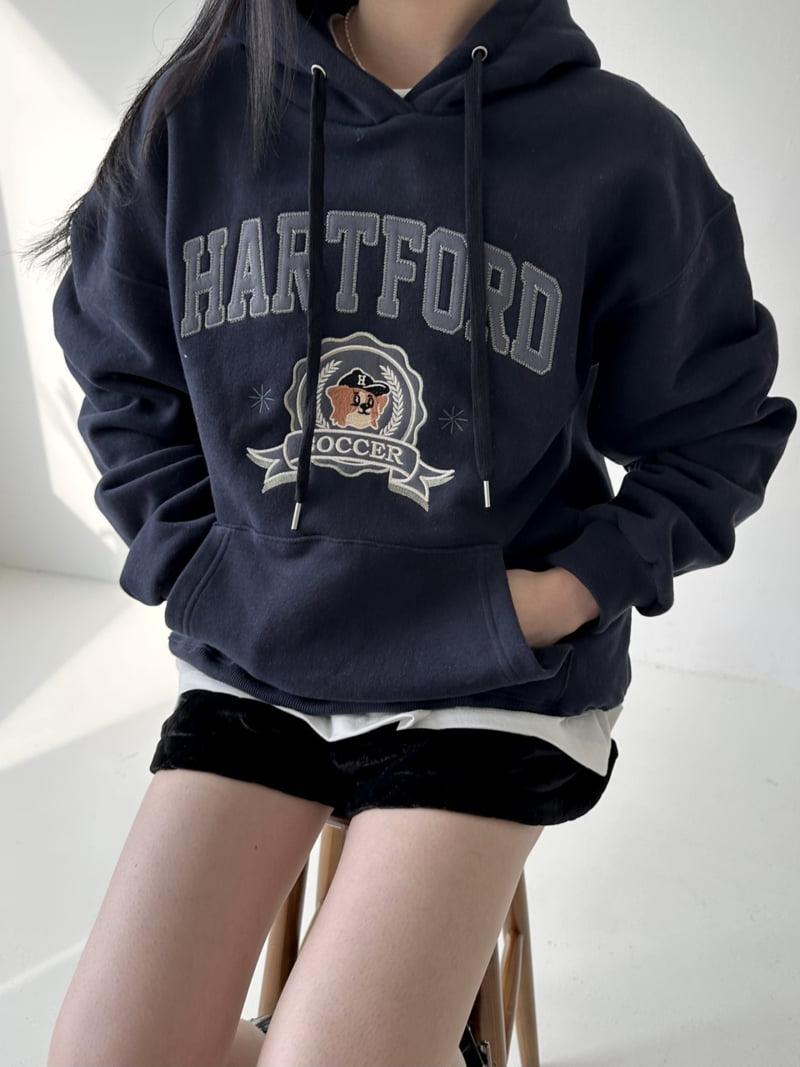 Dress U - Korean Women Fashion - #momslook - Heart Port Fleece Hoodie Sweatshirt - 10