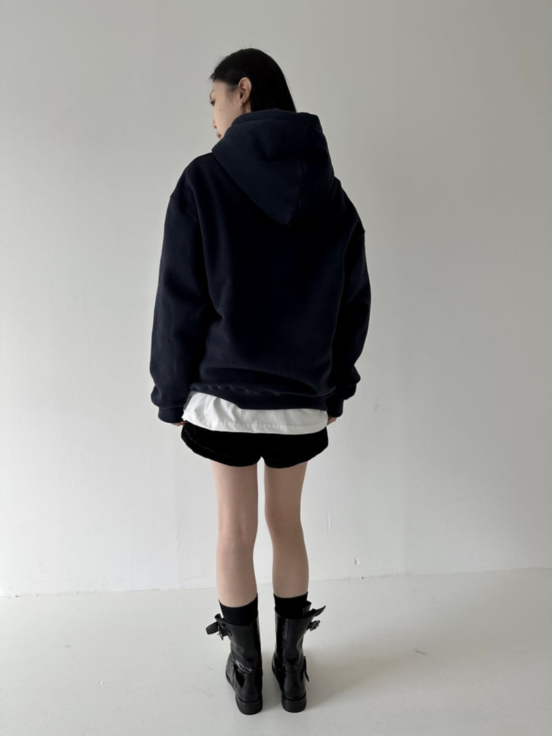 Dress U - Korean Women Fashion - #momslook - Heart Port Fleece Hoodie Sweatshirt - 12