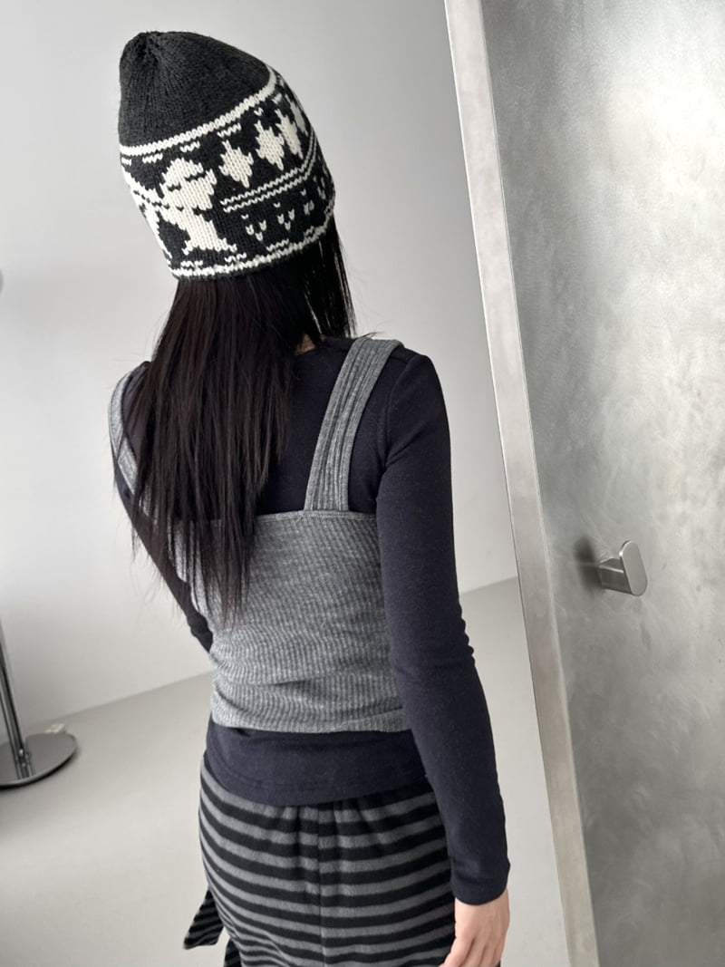 Dress U - Korean Women Fashion - #momslook - Firm Ribbed Top - 8