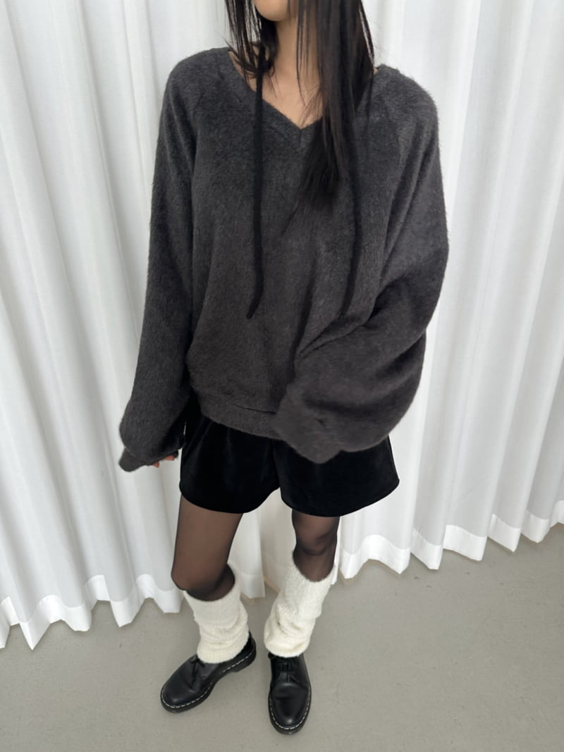 Dress U - Korean Women Fashion - #momslook - Cha Fleece Sweatshirt