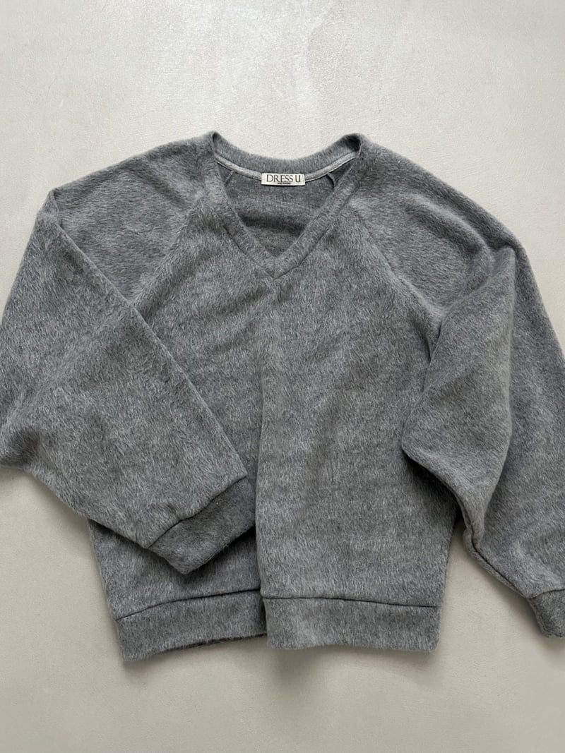 Dress U - Korean Women Fashion - #momslook - Cha Fleece Sweatshirt - 7