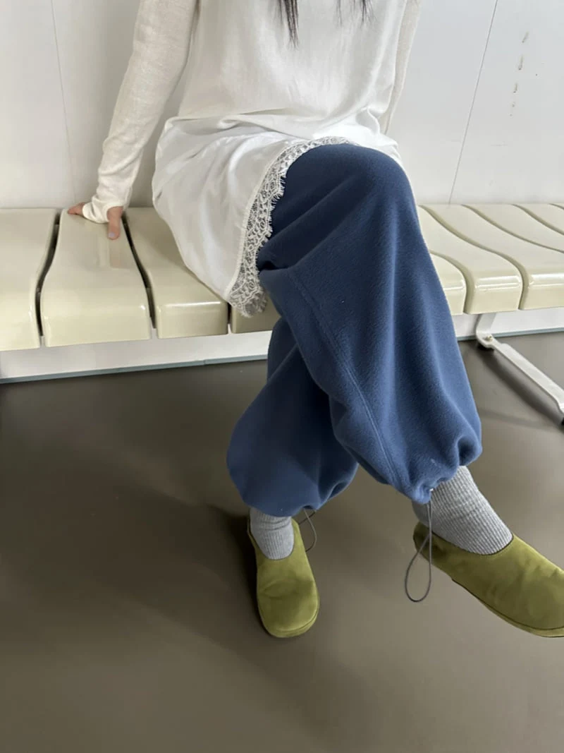 Dress U - Korean Women Fashion - #momslook - Fleece Two Way Pants - 6