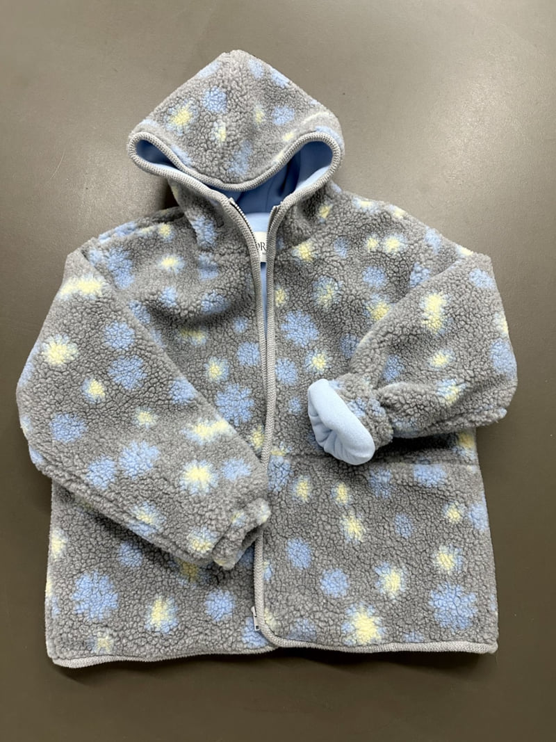 Dress U - Korean Women Fashion - #momslook - Flower Hooded Jumper - 5