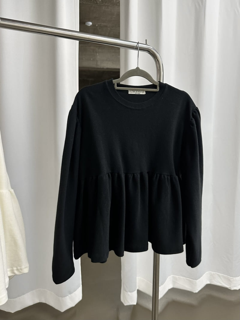 Dress U - Korean Women Fashion - #momslook - Puff Shirring Tee - 3