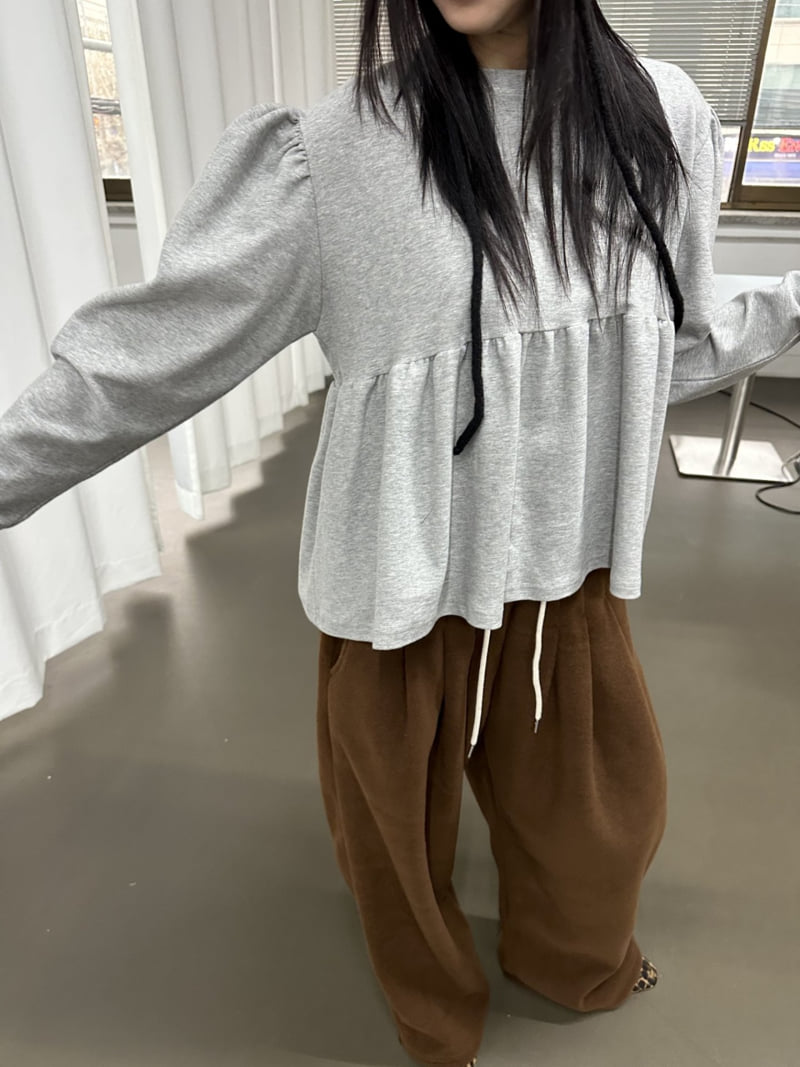 Dress U - Korean Women Fashion - #pursuepretty - Puff Shirring Tee - 8