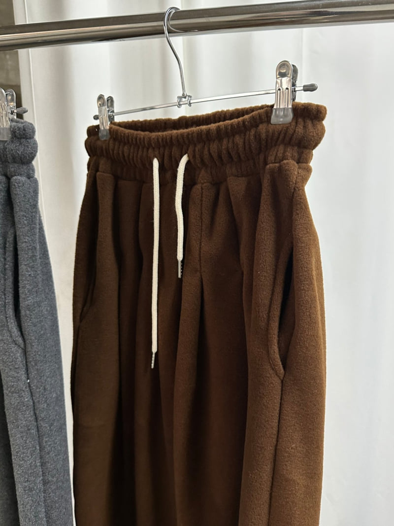 Dress U - Korean Women Fashion - #pursuepretty - Fleece Pintuck Two Way Pants - 7