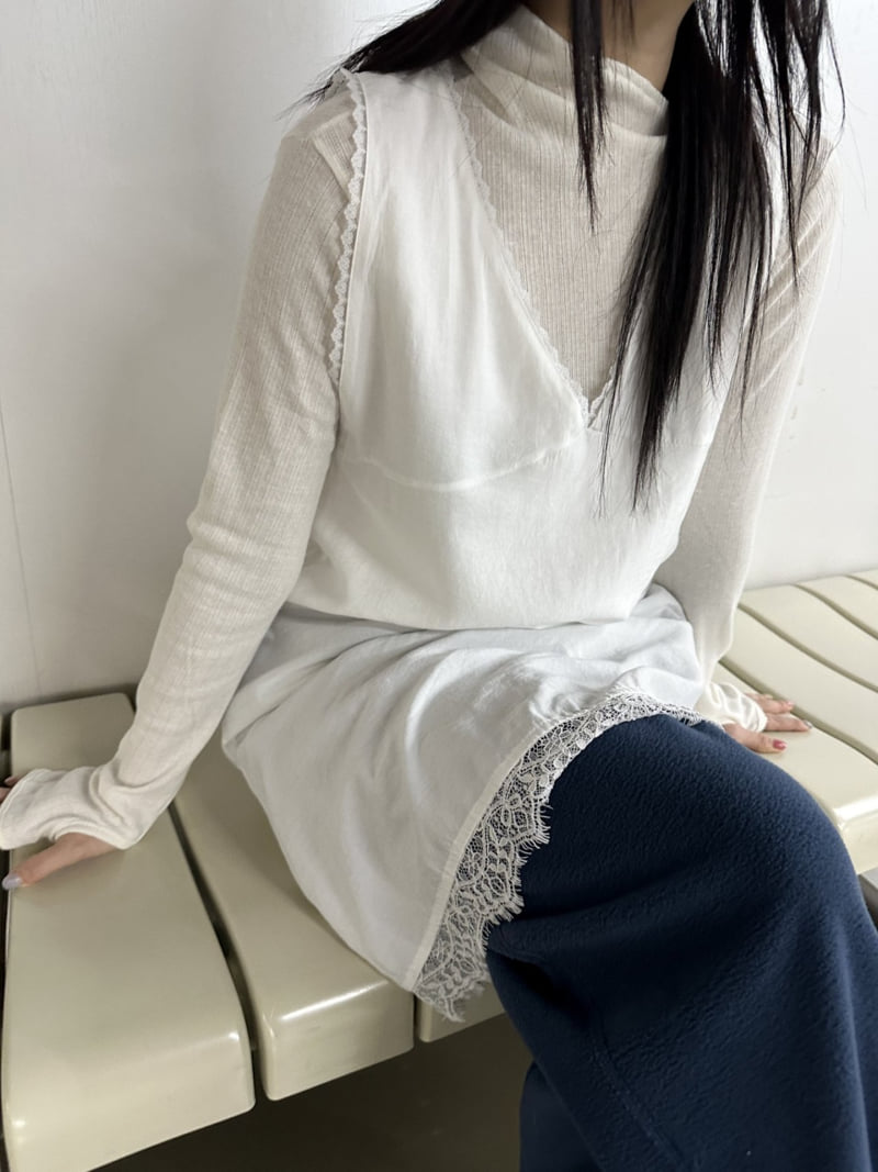 Dress U - Korean Women Fashion - #restrostyle - Lace One-piece - 11