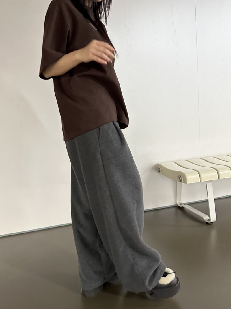 Dress U - Korean Women Fashion - #romanticstyle - Fleece Pintuck Two Way Pants - 9