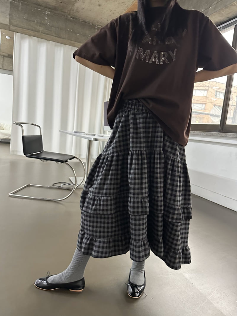 Dress U - Korean Women Fashion - #romanticstyle - Mary Washed Tee - 7