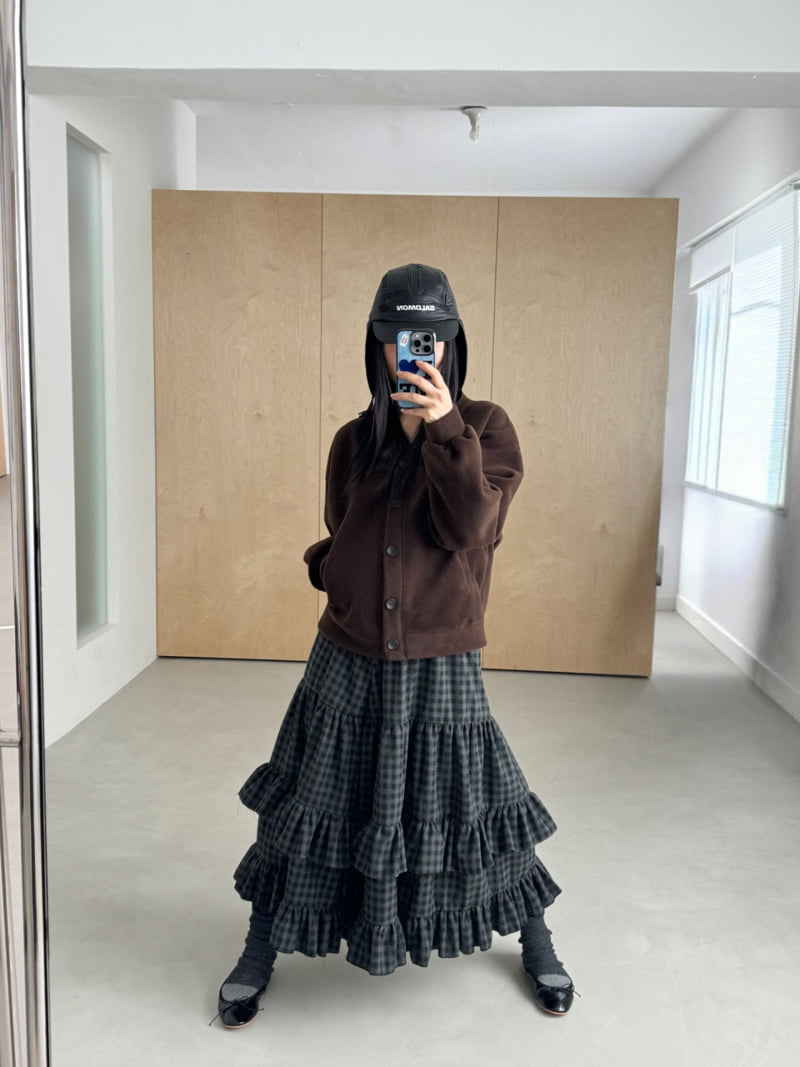 Dress U - Korean Women Fashion - #vintageinspired - Fleece V Neck Cardigan - 11