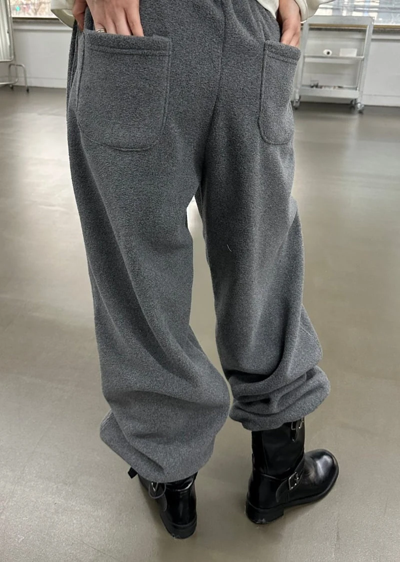 Dress U - Korean Women Fashion - #vintagekidsstyle - Fleece Two Way Pants - 11