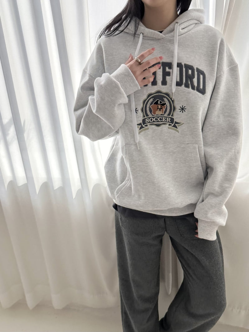 Dress U - Korean Women Fashion - #womensfashion - Heart Port Fleece Hoodie Sweatshirt - 5