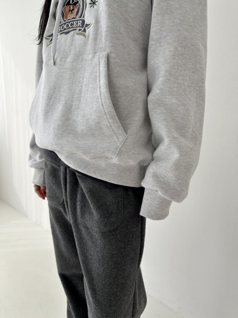 Dress U - Korean Women Fashion - #womensfashion - Heart Port Fleece Hoodie Sweatshirt - 7