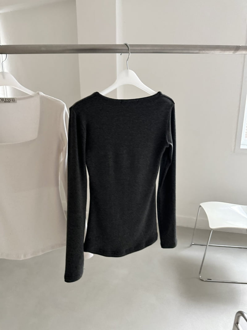 Dress U - Korean Women Fashion - #womensfashion - Angora Square Tee - 8