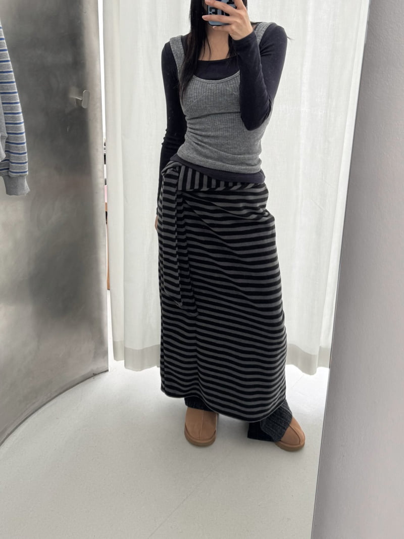 Dress U - Korean Women Fashion - #womensfashion - Firm Ribbed Top - 9